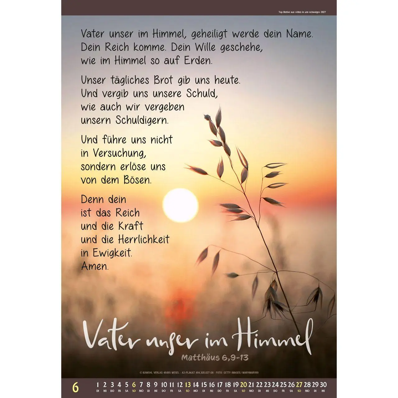 Bild: 9783754830574 | Top-Motive aus Alles in uns schweige 2027 | Kalender | 14 S. | Deutsch