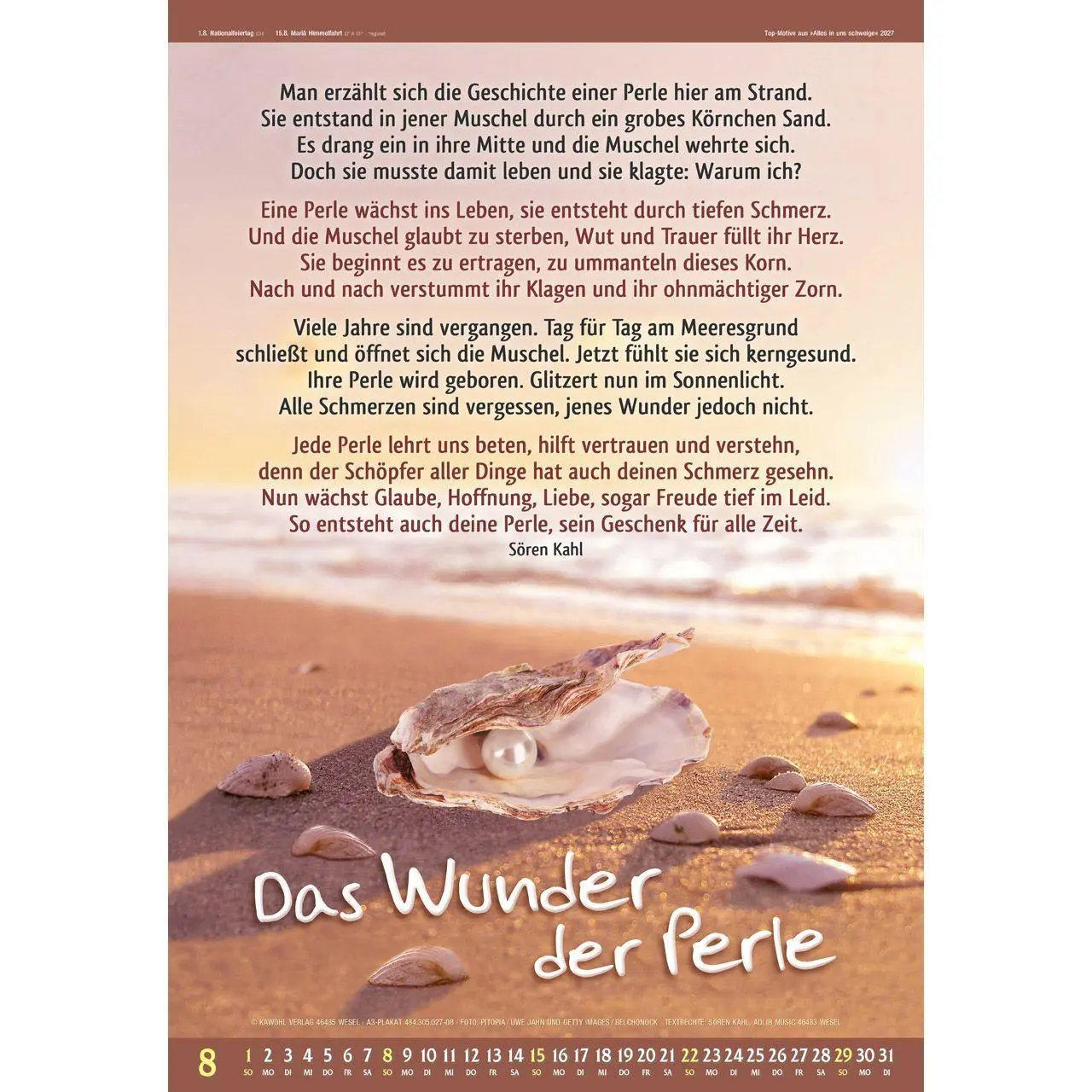 Bild: 9783754830574 | Top-Motive aus Alles in uns schweige 2027 | Kalender | 14 S. | Deutsch