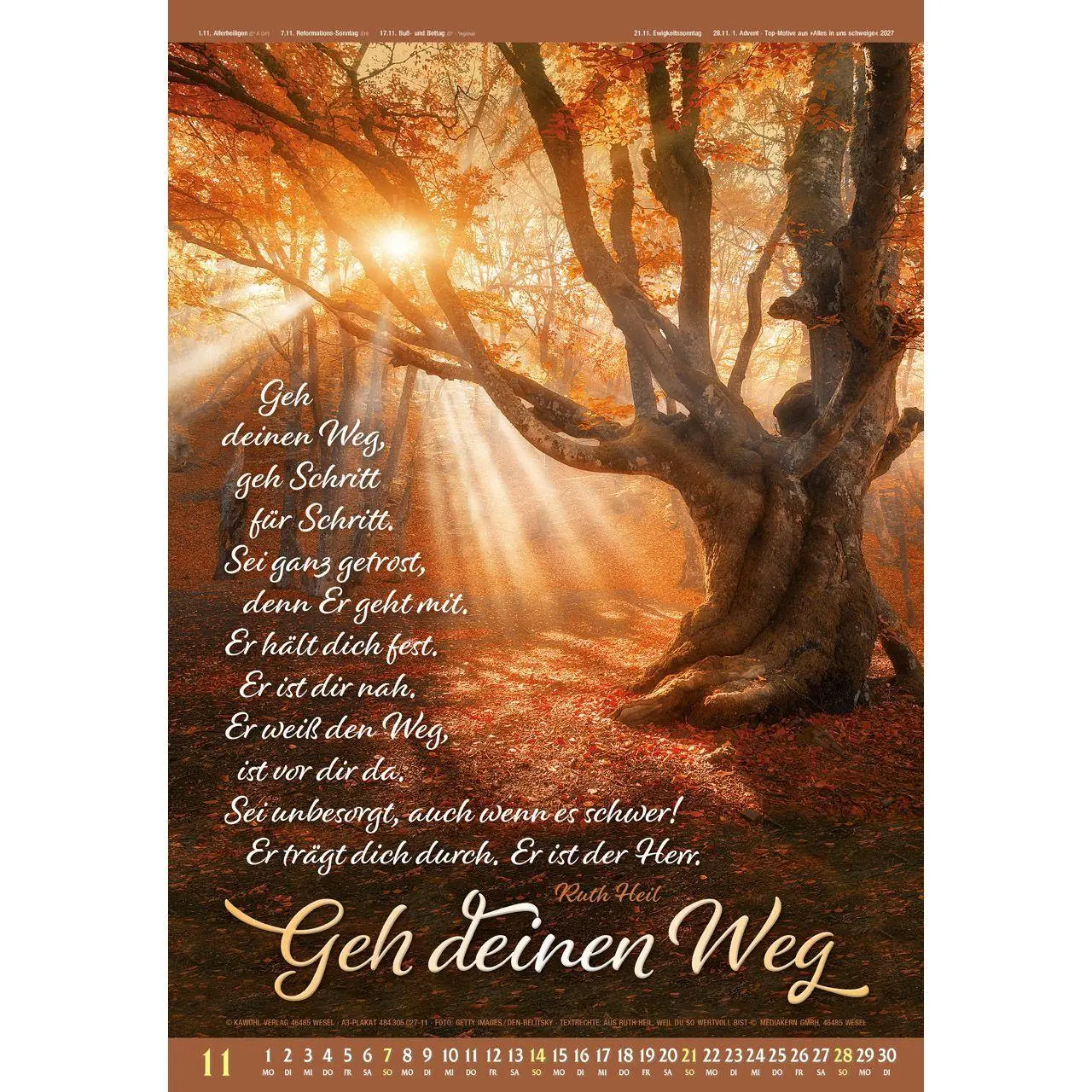 Bild: 9783754830574 | Top-Motive aus Alles in uns schweige 2027 | Kalender | 14 S. | Deutsch