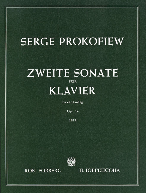 Cover: 9790206100574 | Sonate Nr. 2, op.14 | Sergei Prokofiev | Buch | EAN 9790206100574