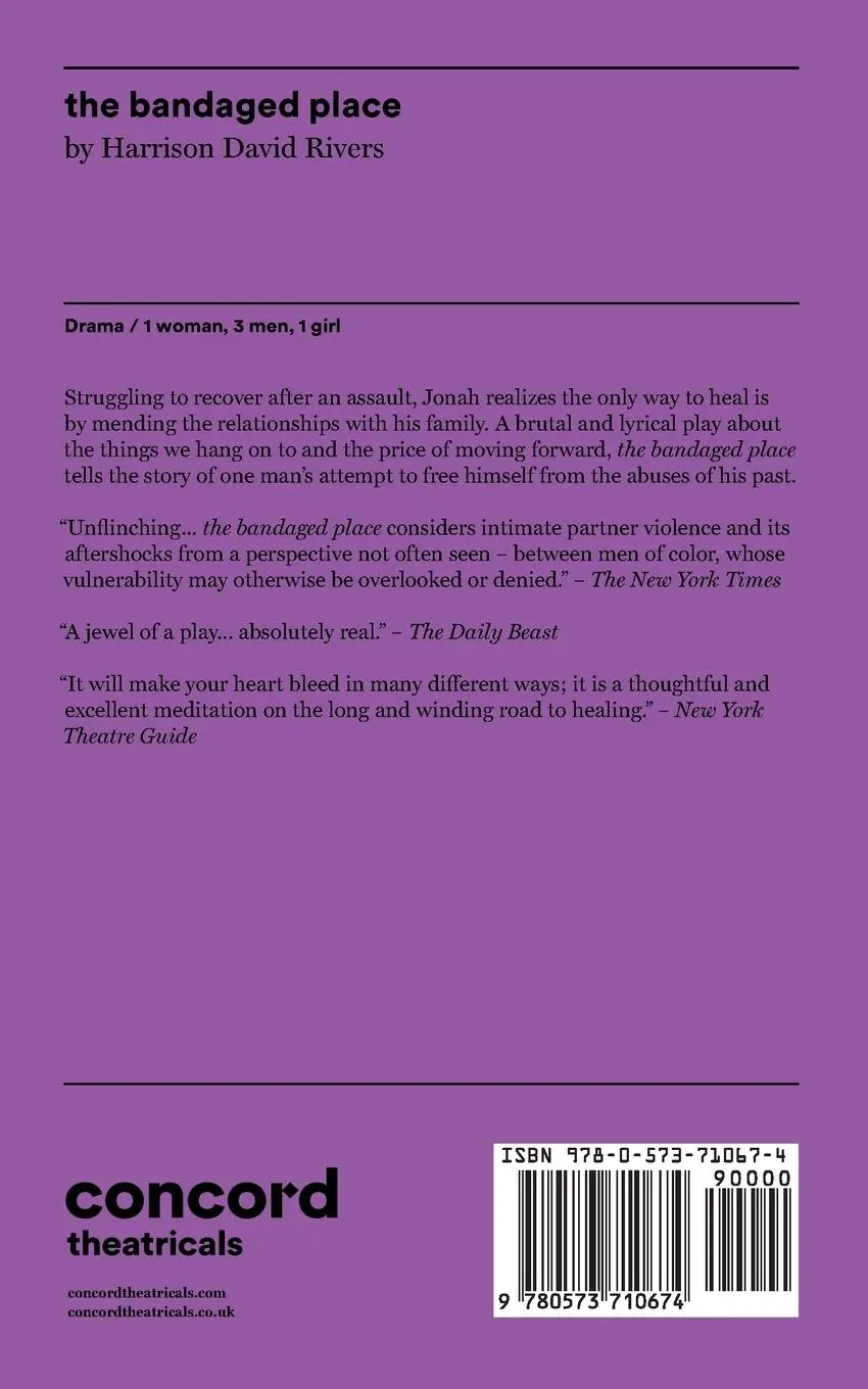 Rückseite: 9780573710674 | the bandaged place | Harrison David Rivers | Taschenbuch | Englisch