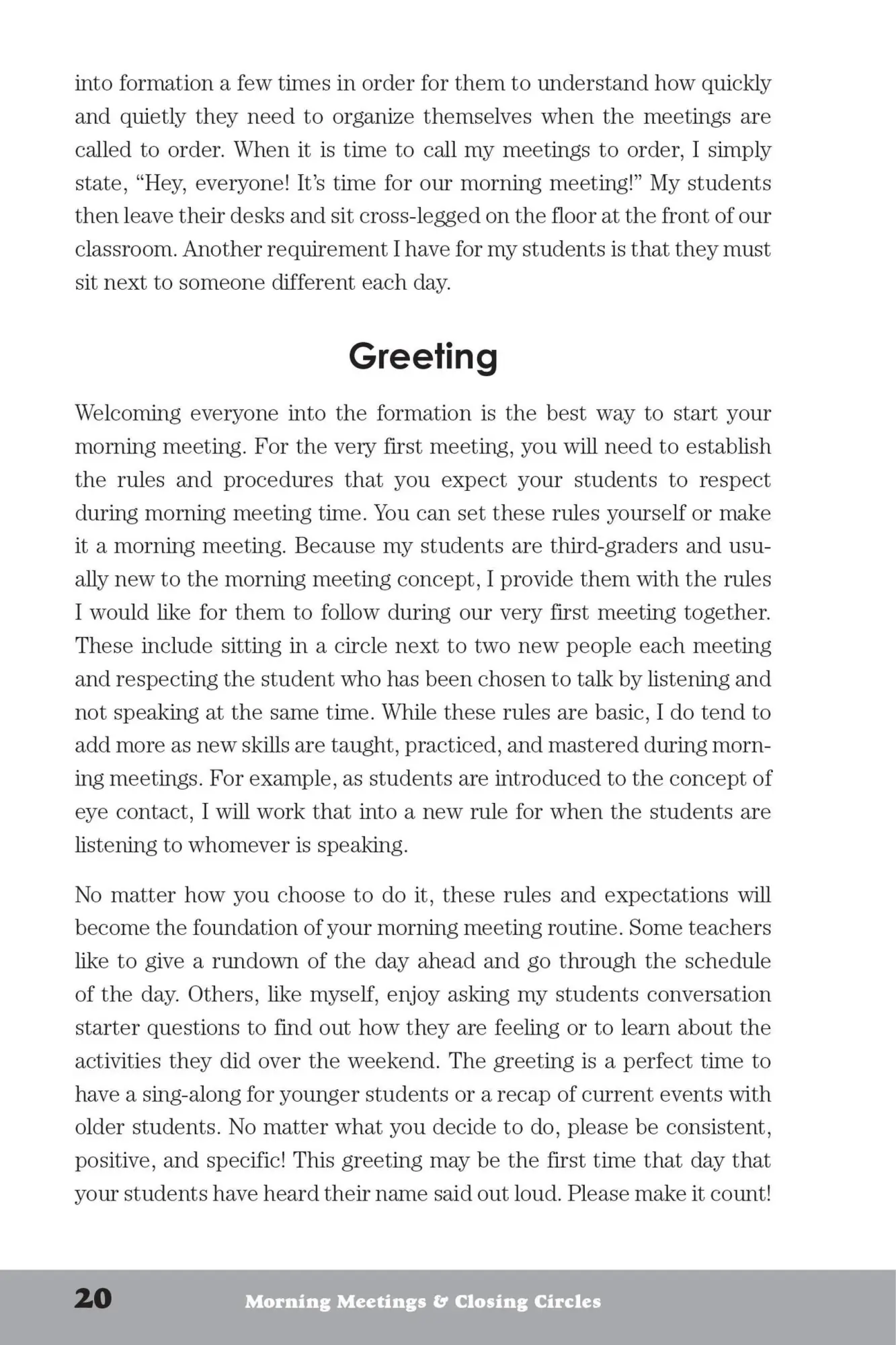 Bild: 9781646040674 | Morning Meetings and Closing Circles | Monica Dunbar | Taschenbuch