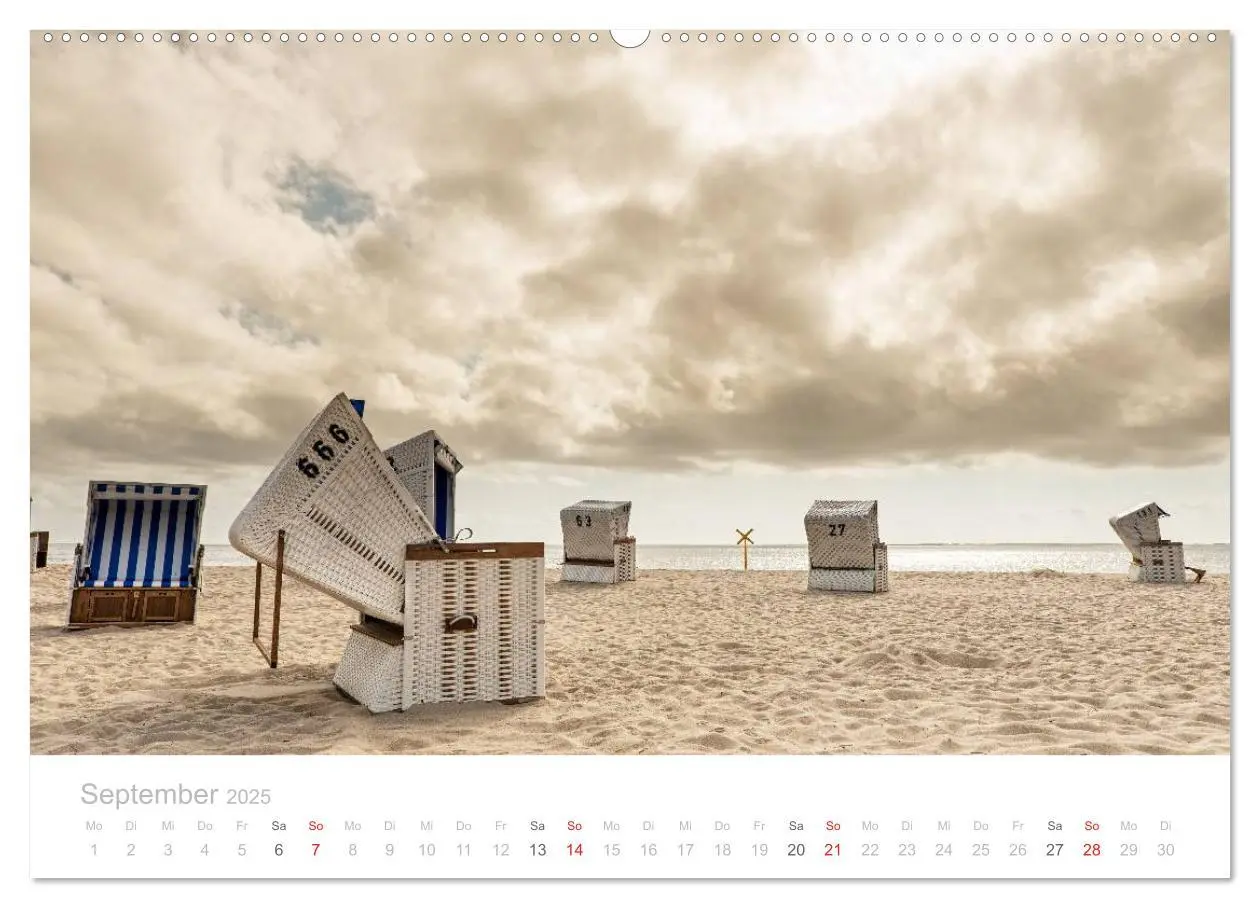 Bild: 9783435590674 | Sehnsucht Sylt (Wandkalender 2025 DIN A2 quer), CALVENDO...