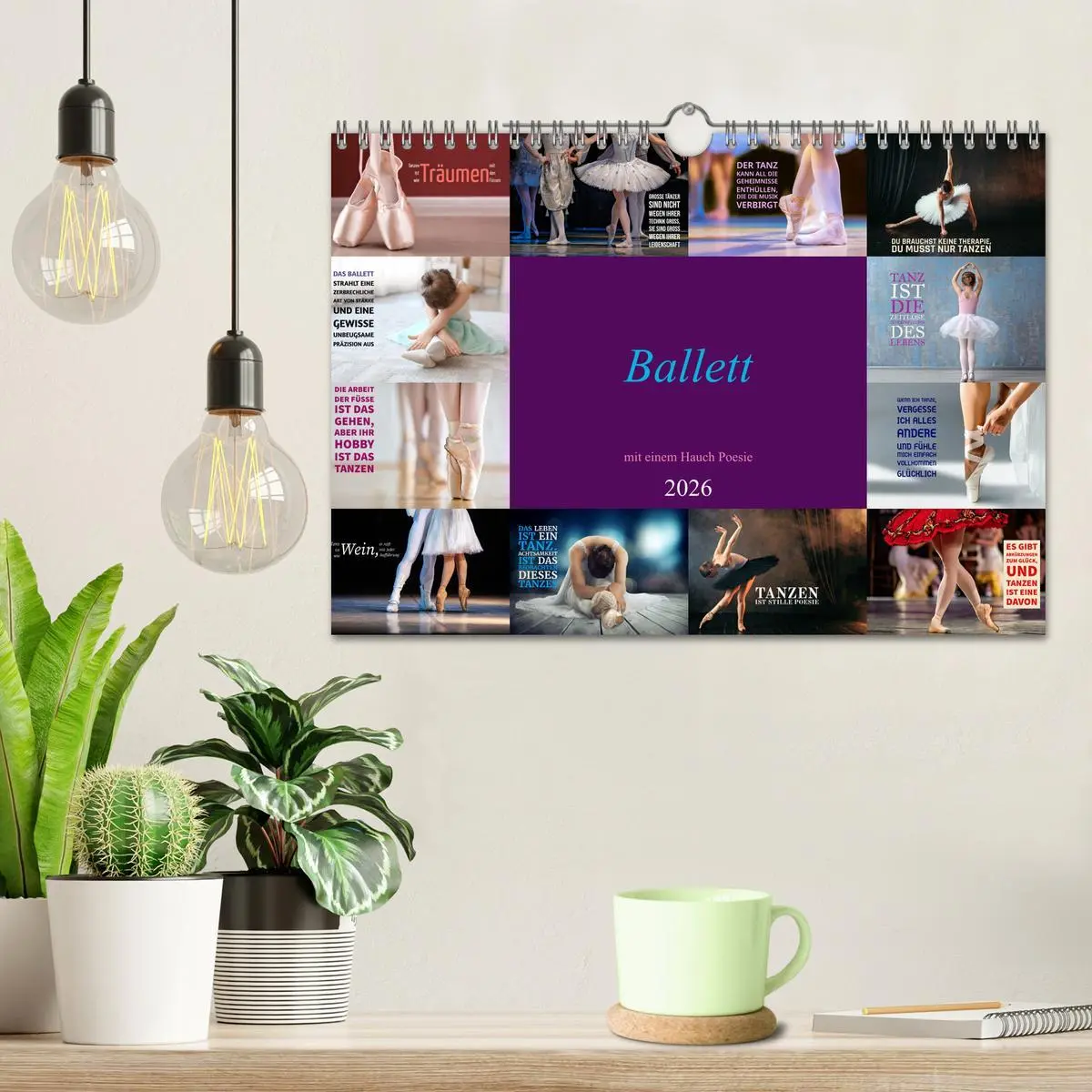 Bild: 9783457370674 | Ballett mit einem Hauch Poesie (Wandkalender 2026 DIN A4 quer),...