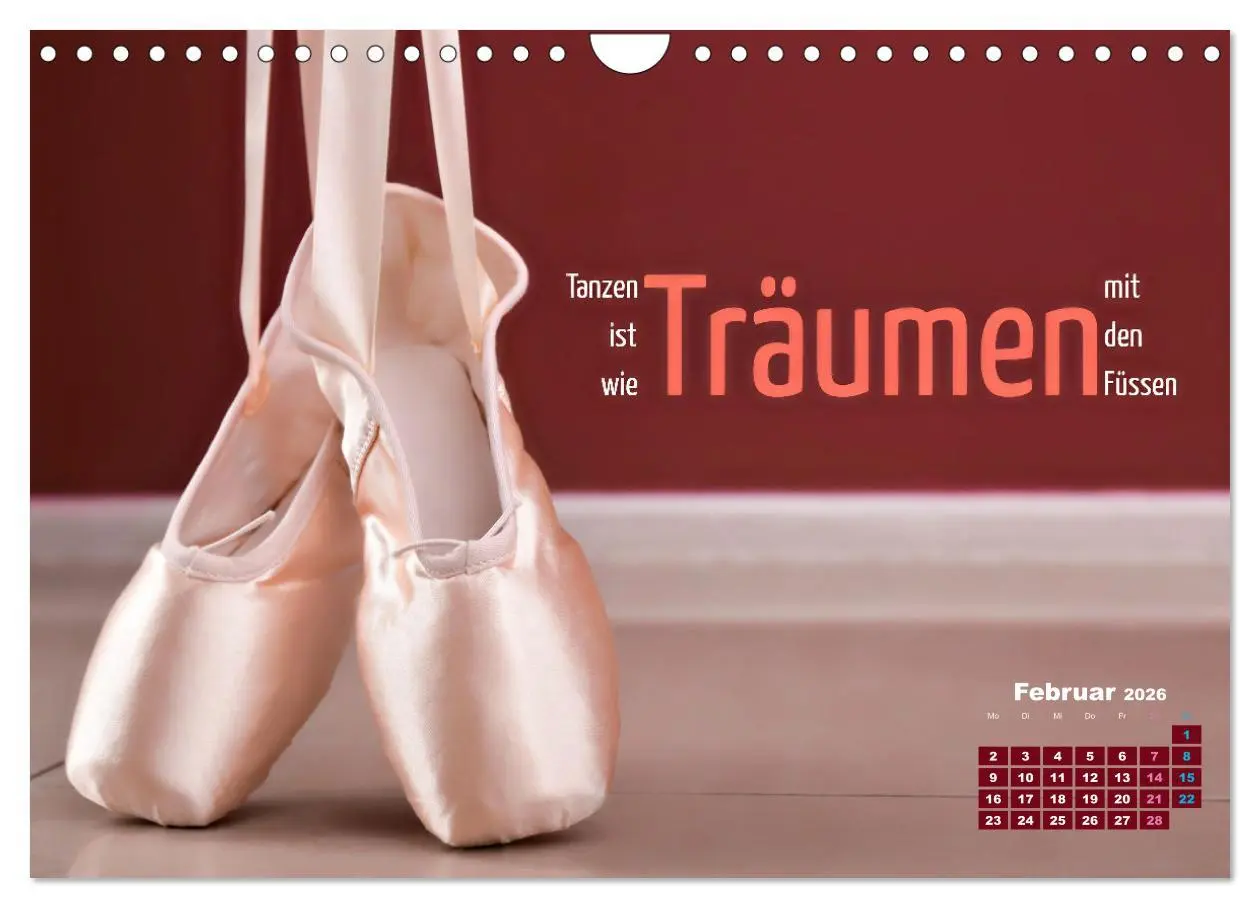 Bild: 9783457370674 | Ballett mit einem Hauch Poesie (Wandkalender 2026 DIN A4 quer),...