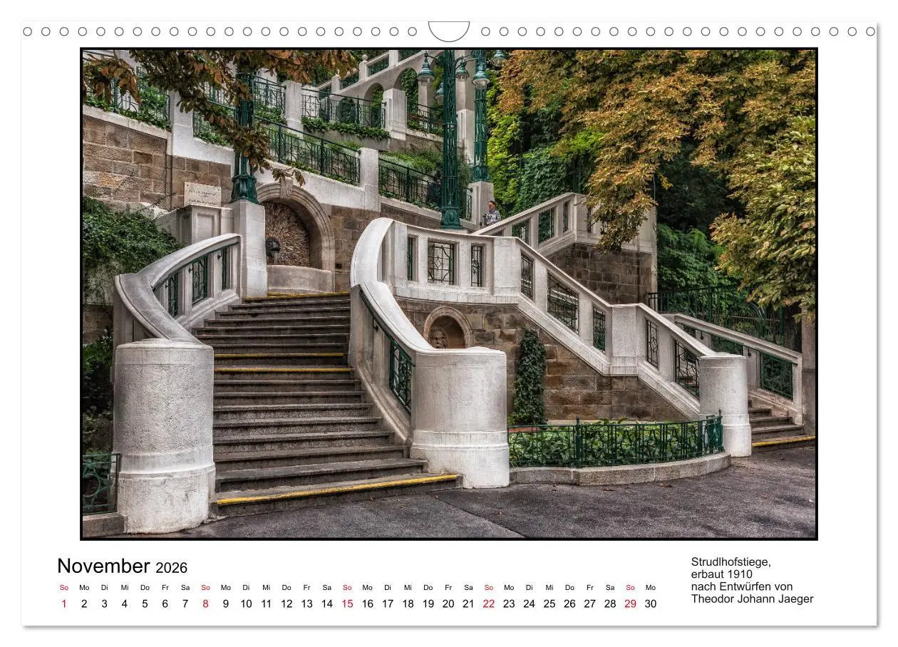 Bild: 9783457820674 | Jugendstil-Baukunst in Wien (Wandkalender 2026 DIN A3 quer),...