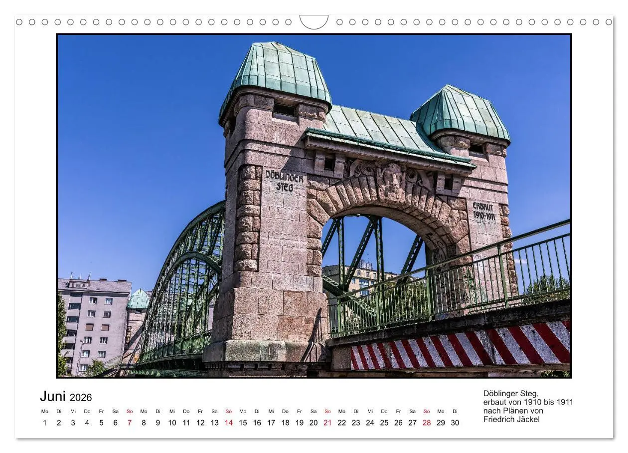Bild: 9783457820674 | Jugendstil-Baukunst in Wien (Wandkalender 2026 DIN A3 quer),...