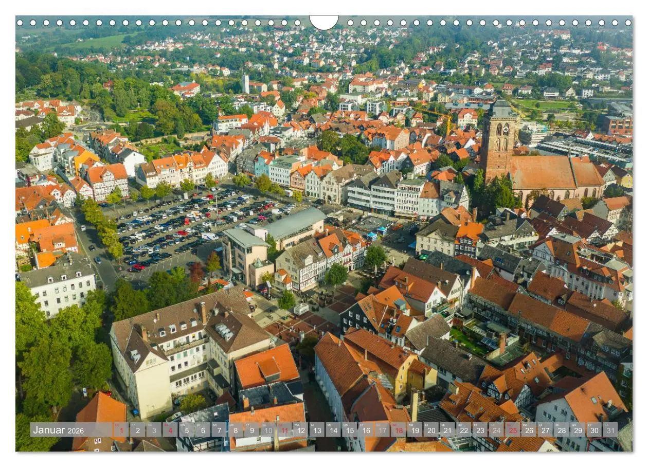 Bild: 9783516080674 | Ein Blick auf Bad Hersfeld (Wandkalender 2026 DIN A3 quer),...