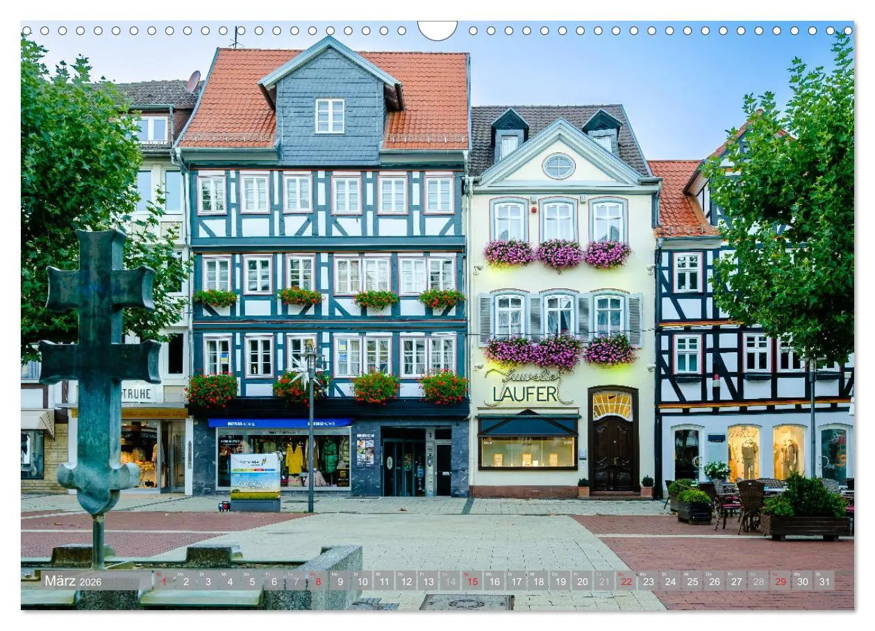 Bild: 9783516080674 | Ein Blick auf Bad Hersfeld (Wandkalender 2026 DIN A3 quer),...