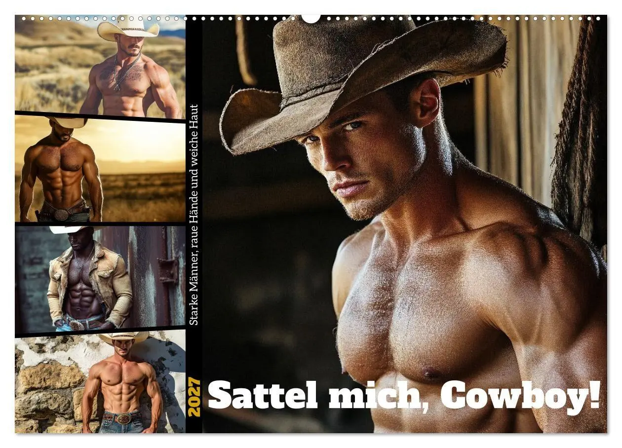 Cover: 9783516910674 | Sattel mich, Cowboy! (Wandkalender 2027 DIN A2 quer), CALVENDO...