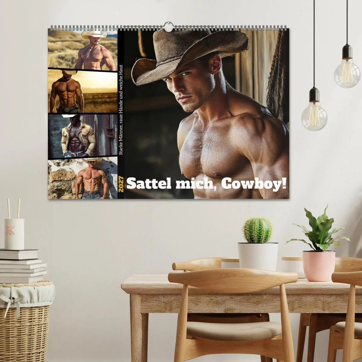 Bild: 9783516910674 | Sattel mich, Cowboy! (Wandkalender 2027 DIN A2 quer), CALVENDO...