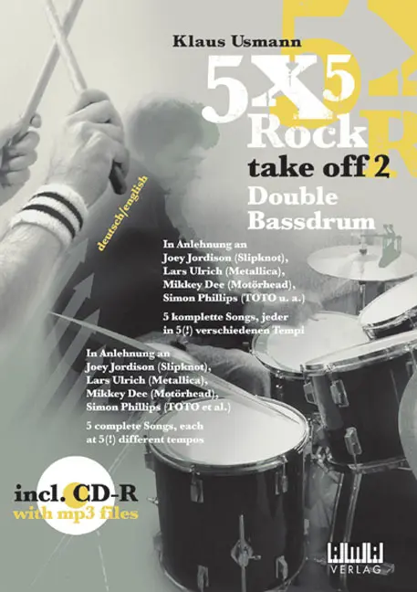 Cover: 9783899220674 | 5 x 5 Rock - take off 2 | Double Bassdrum.Dt./Engl. | Klaus Usmann