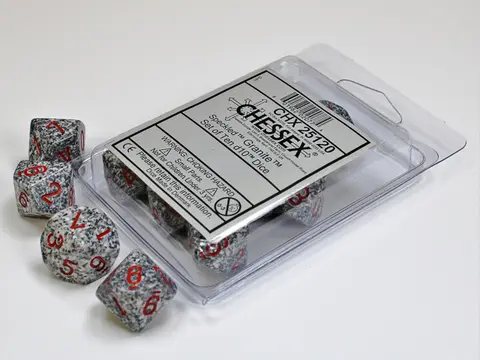 Cover: 601982020774 | Speckled® Granite Set of Ten d10s | deutsch | Chessex