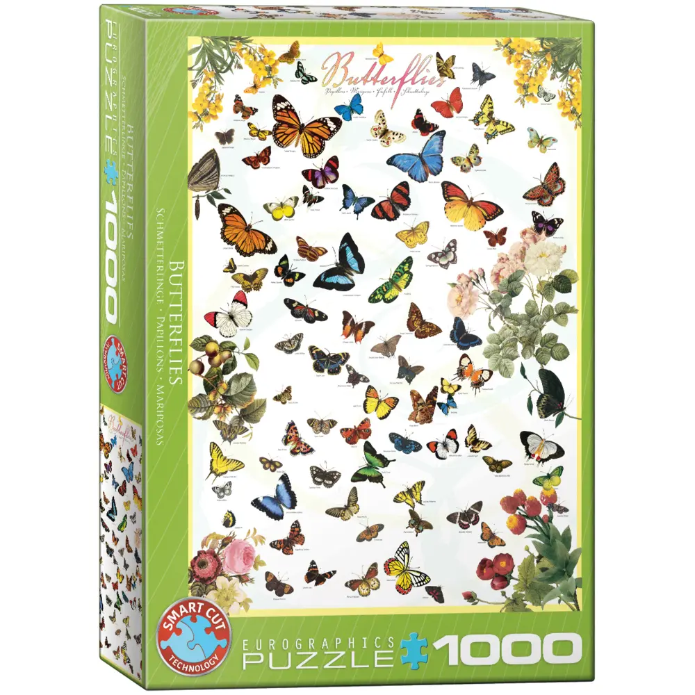 Cover: 628136600774 | Schmetterlinge (Puzzle) | Spiel | In Spielebox | 6000-0077 | 2021