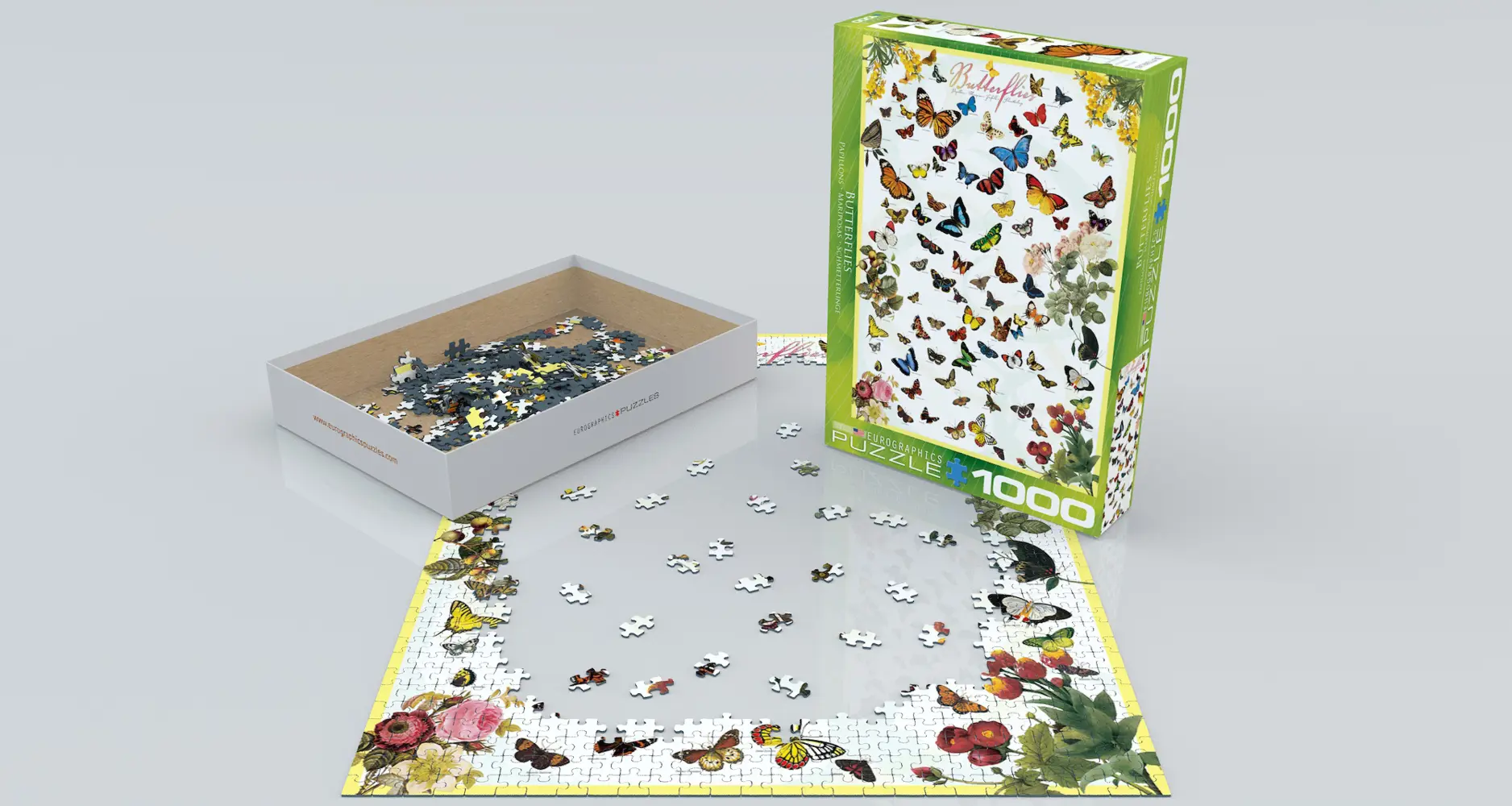 Bild: 628136600774 | Schmetterlinge (Puzzle) | Spiel | In Spielebox | 6000-0077 | 2021