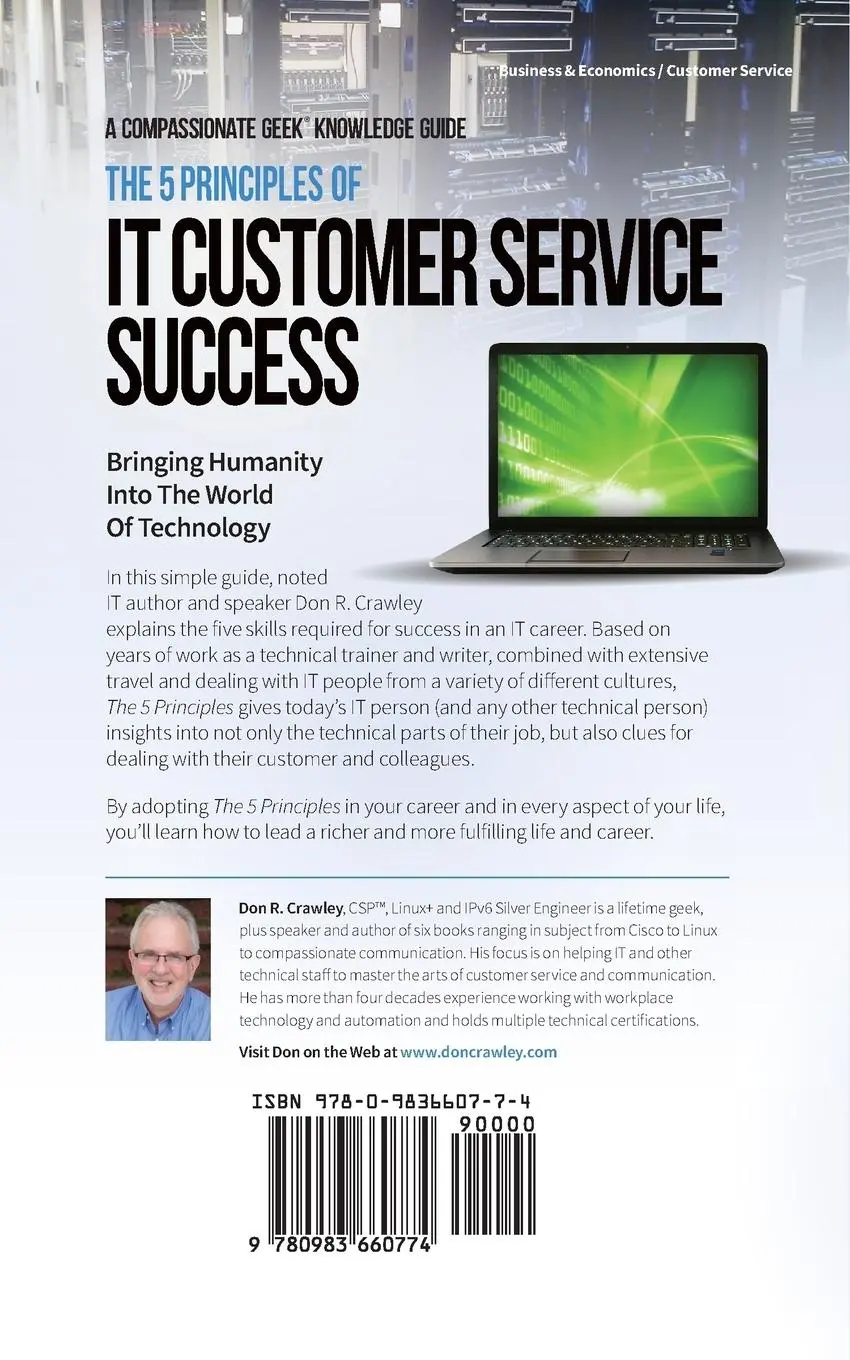 Rückseite: 9780983660774 | The 5 Principles of IT Customer Service Success | Don R. Crawley