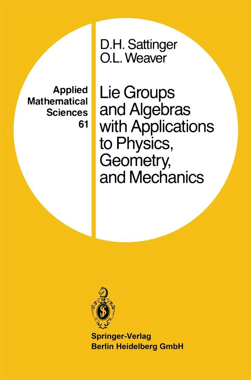Cover: 9781441930774 | Lie Groups and Algebras with Applications to Physics, Geometry, and...