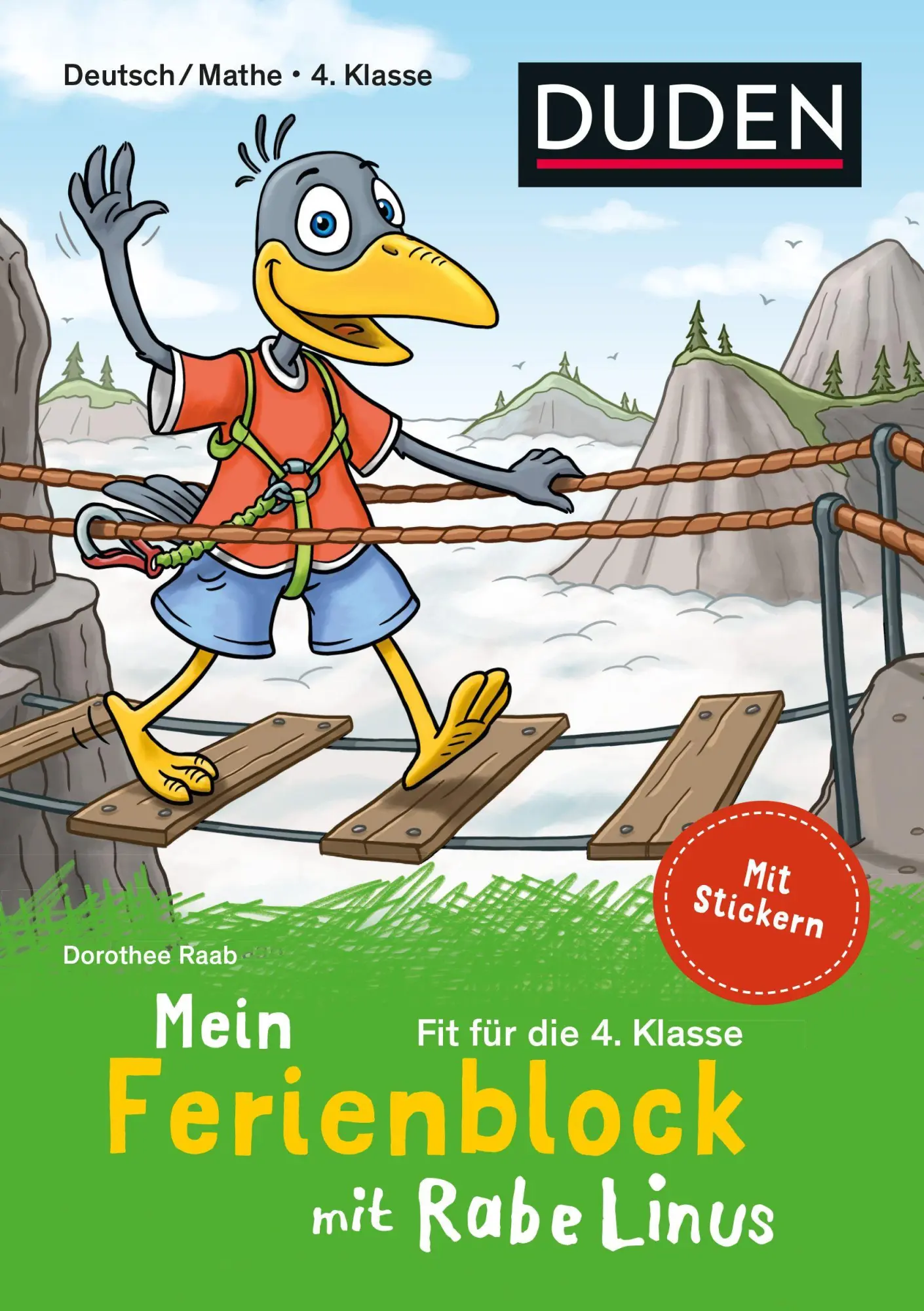 Cover: 9783411720774 | Mein Ferienblock mit Rabe Linus - Fit für die 4. Klasse | Raab | Buch
