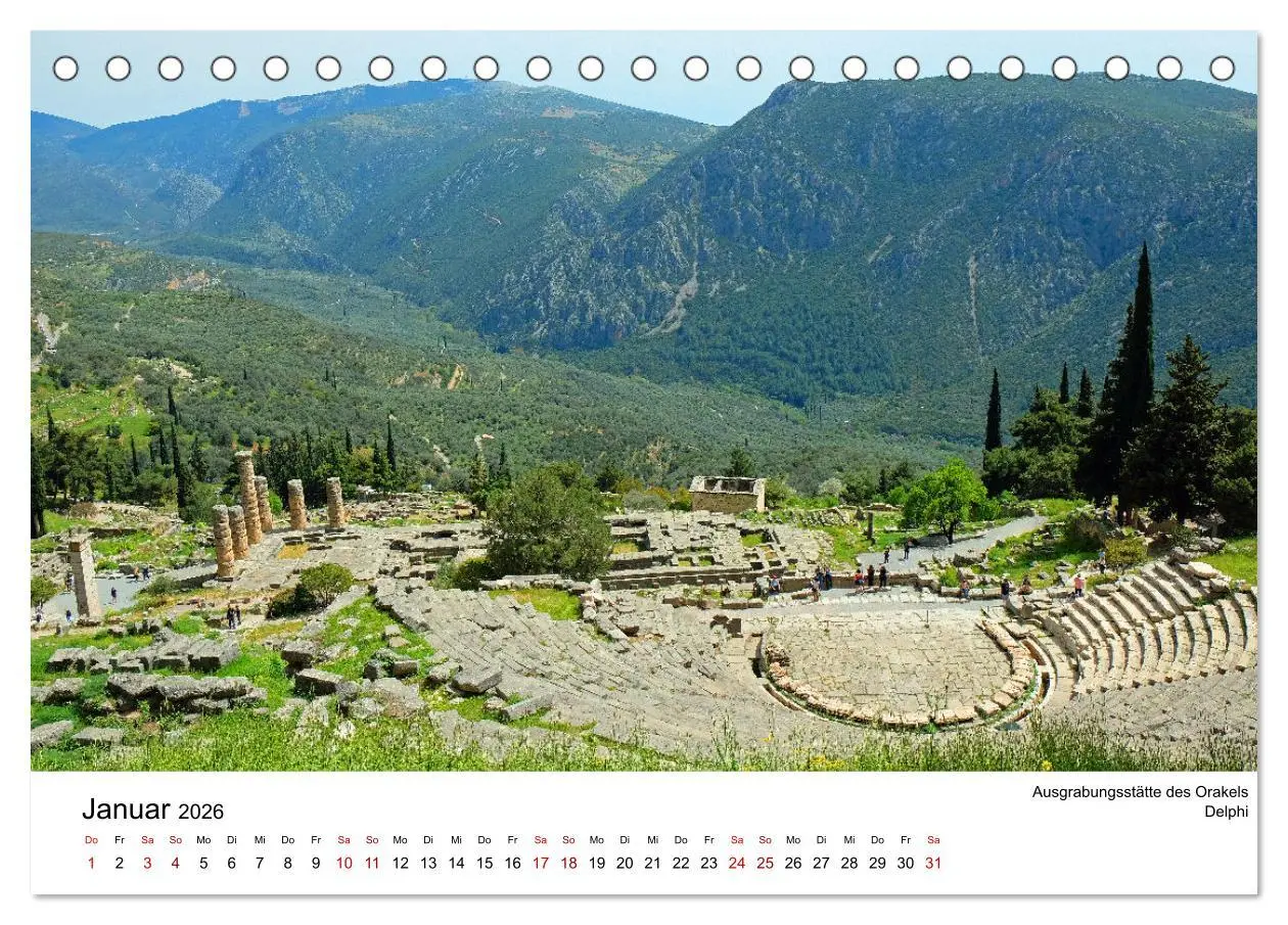 Bild: 9783457430774 | Der Norden Griechenlands (Tischkalender 2026 DIN A5 quer), CALVENDO...