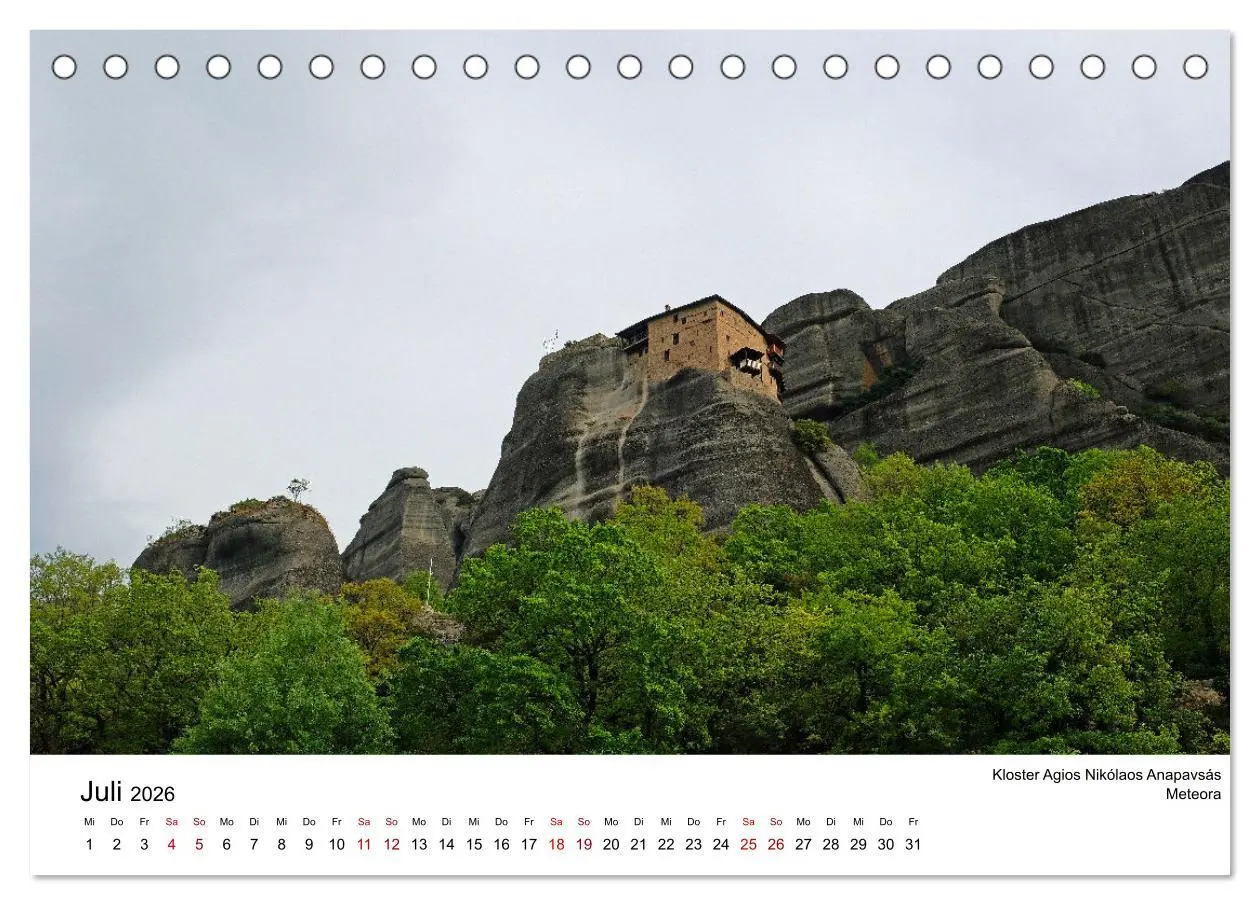 Bild: 9783457430774 | Der Norden Griechenlands (Tischkalender 2026 DIN A5 quer), CALVENDO...