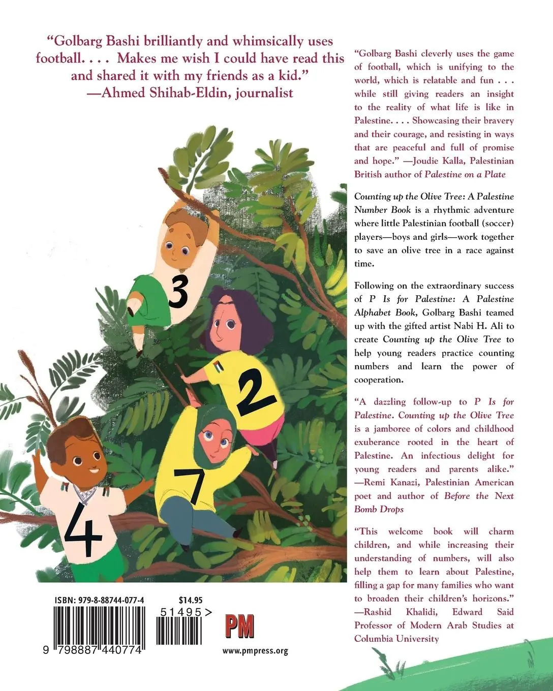 Rückseite: 9798887440774 | Counting Up the Olive Tree | A Palestine Number Book | Golbarg Bashi