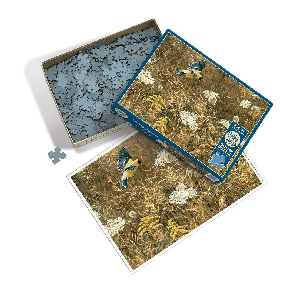 Bild: 625012450874 | Cobble Hill Möhre und Goldzeisig 500 Teile | Spiel | In Spielebox