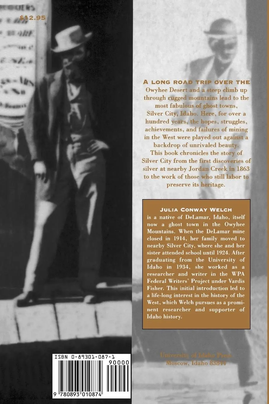 Rückseite: 9780893010874 | Gold Town to Ghost Town | The Story of Silver City, Idaho | Welch