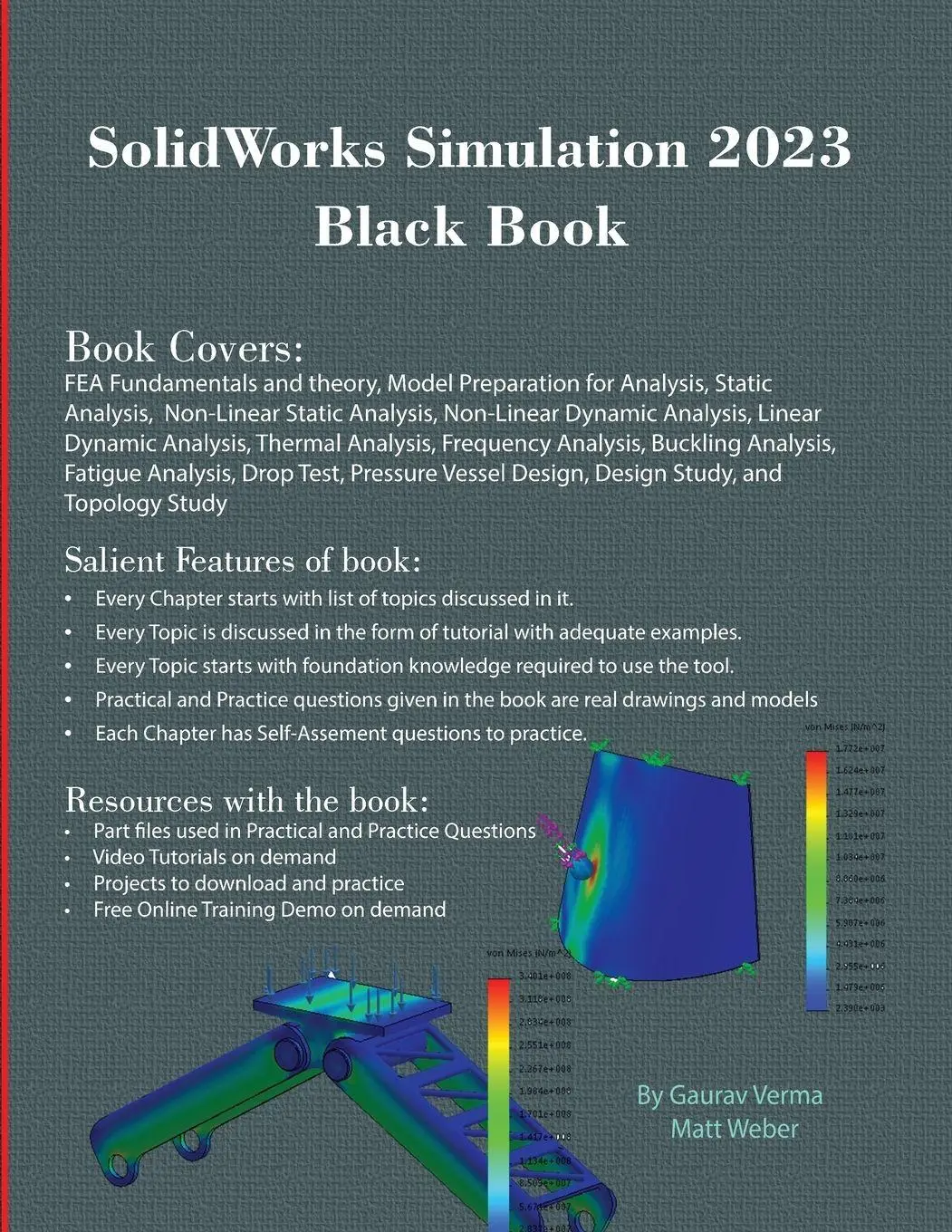 Cover: 9781774590874 | SolidWorks Simulation 2023 Black Book | Gaurav Verma (u. a.) | Buch