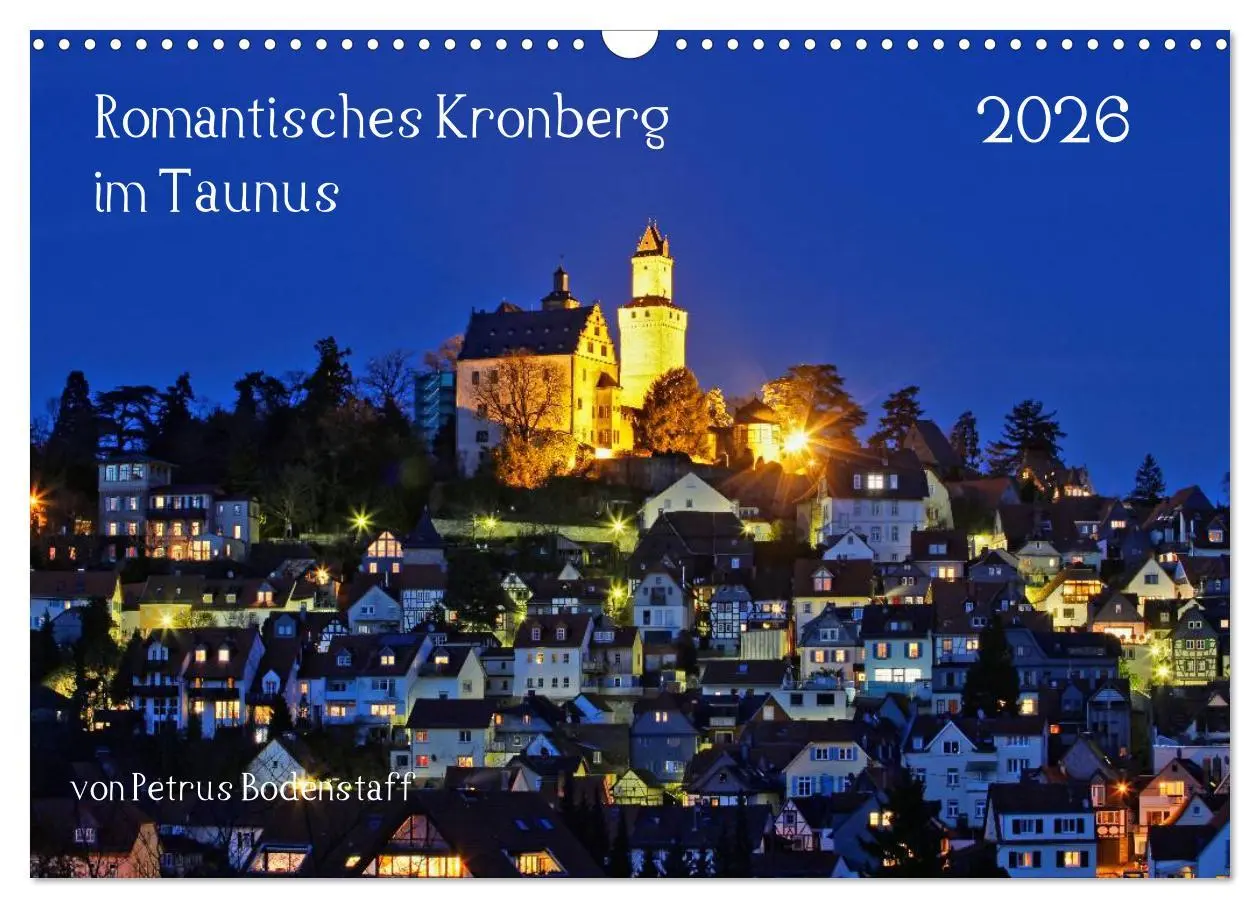 Cover: 9783516060874 | Romantisches Kronberg im Taunus (Wandkalender 2026 DIN A3 quer),...