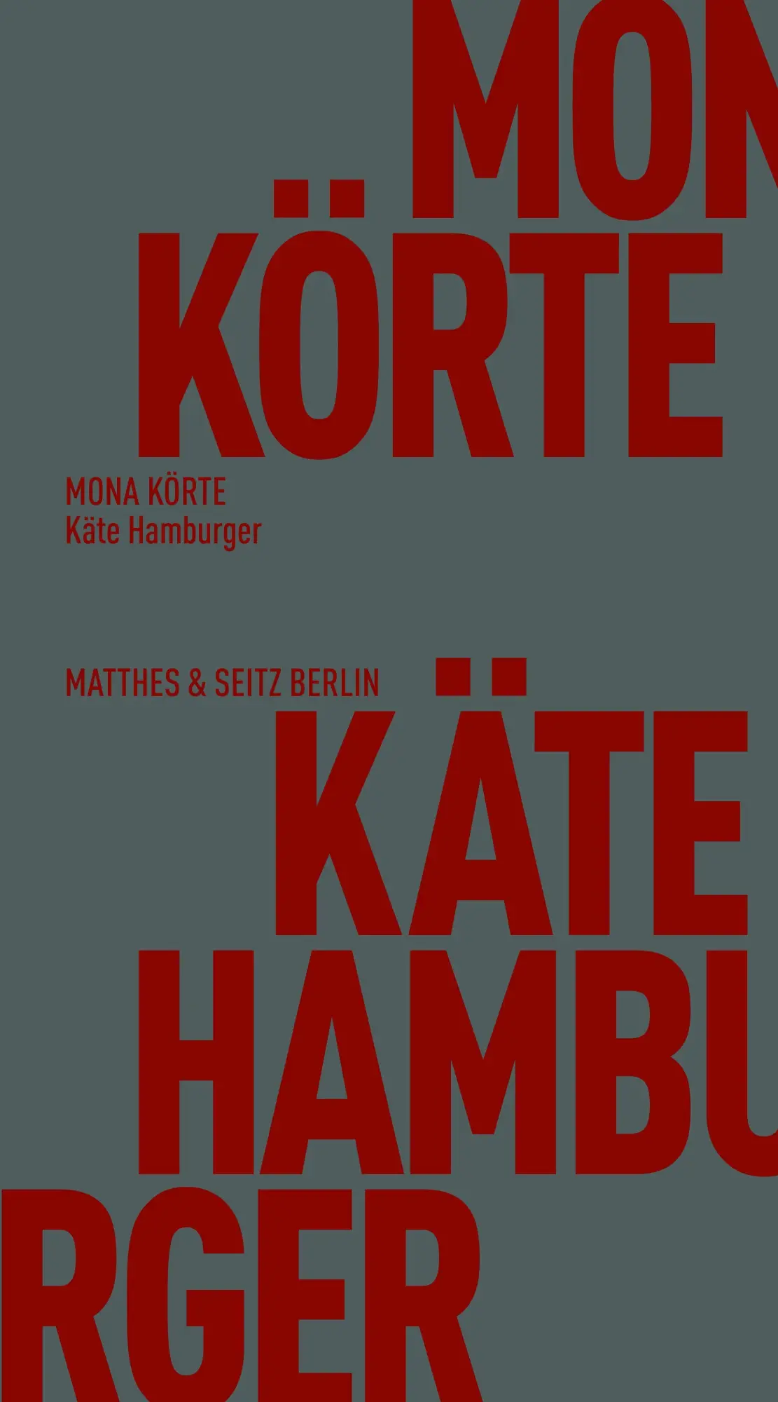 Cover: 9783751830874 | Käte Hamburger | Eine philologische Reparation | Mona Körte | Buch