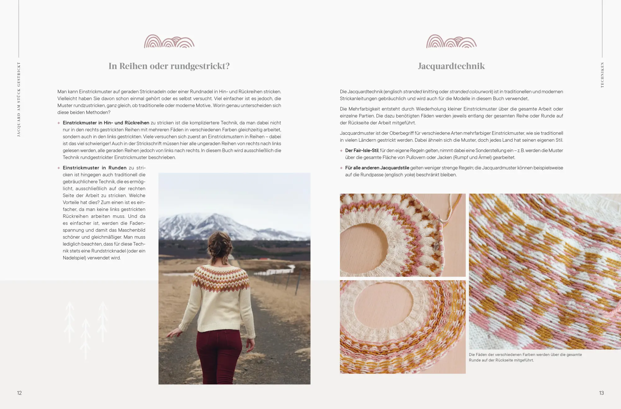 Bild: 9783830720874 | Jacquard am Stück gestrickt | Einstrickmuster perfekt meistern | Buch