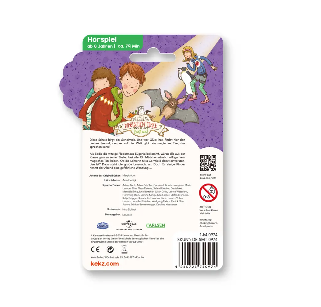 Bild: 4260721750974 | Die Schule Der Magischen Tiere - Licht aus!, 1 Audio-Chip | KEKZ GmbH