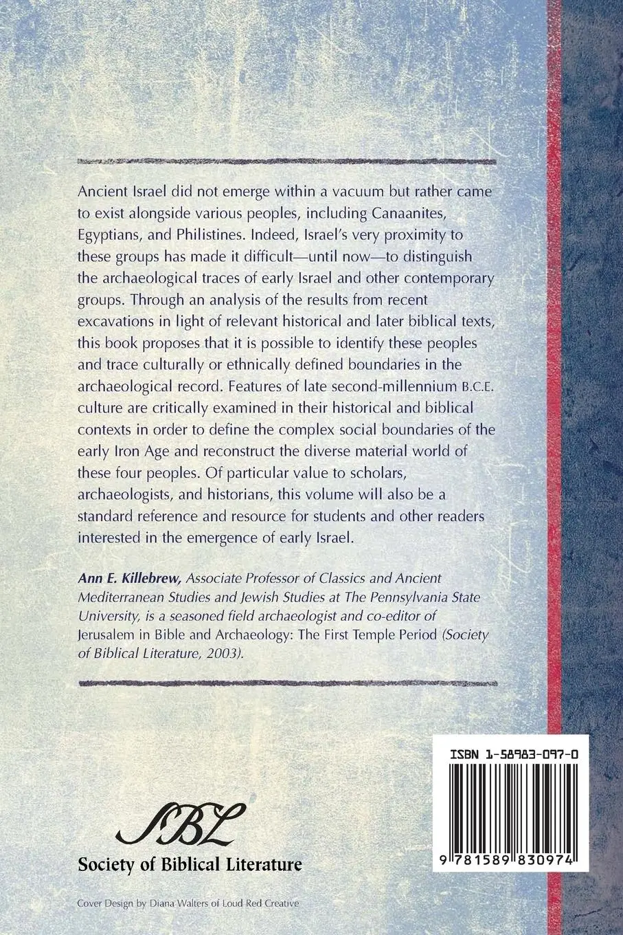 Rückseite: 9781589830974 | Biblical Peoples and Ethnicity | Ann E. Killebrew | Taschenbuch | 2009