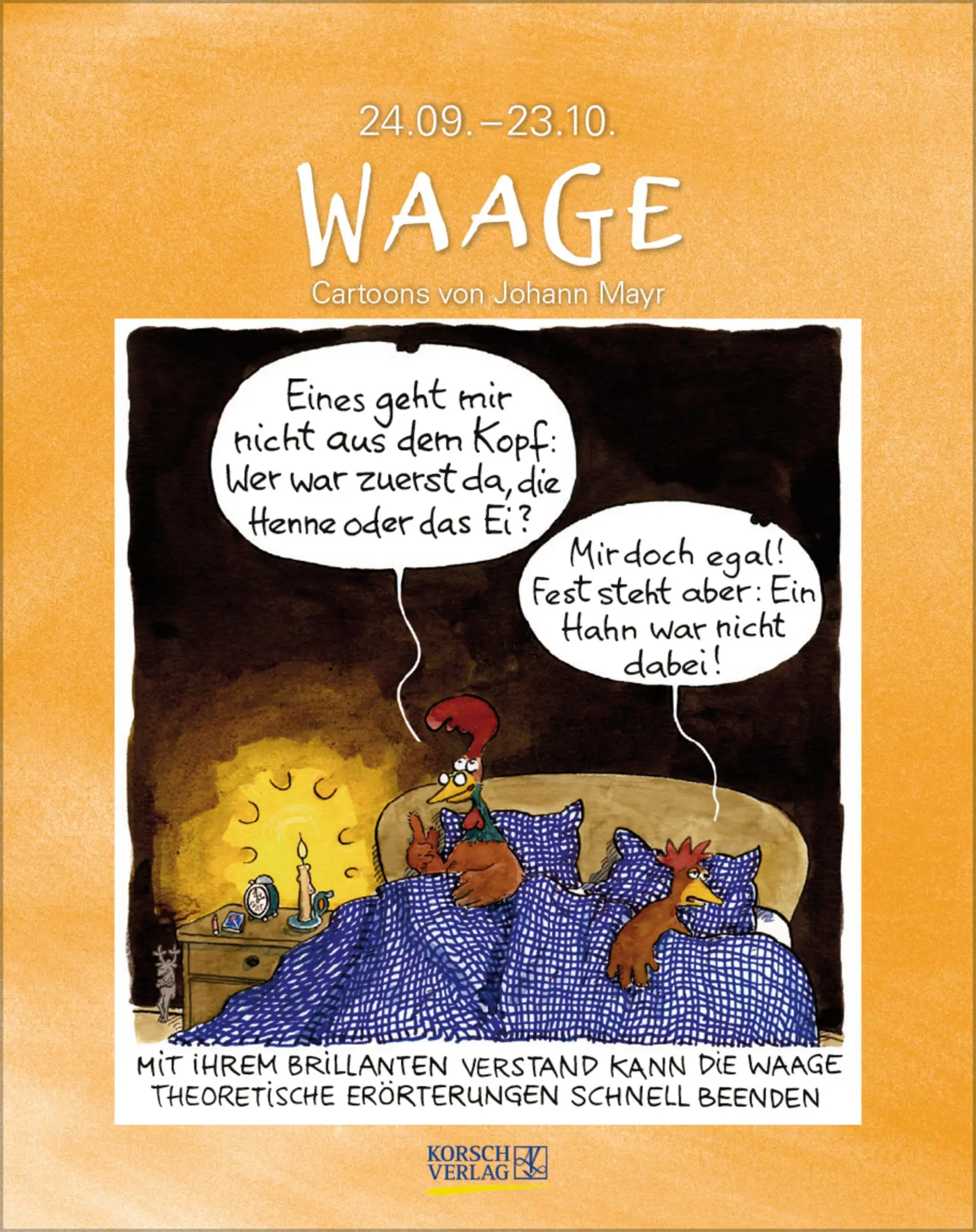 Cover: 9783819300974 | Waage 2027 | Verlag Korsch | Kalender | Spiralbindung | 13 S. | 2027