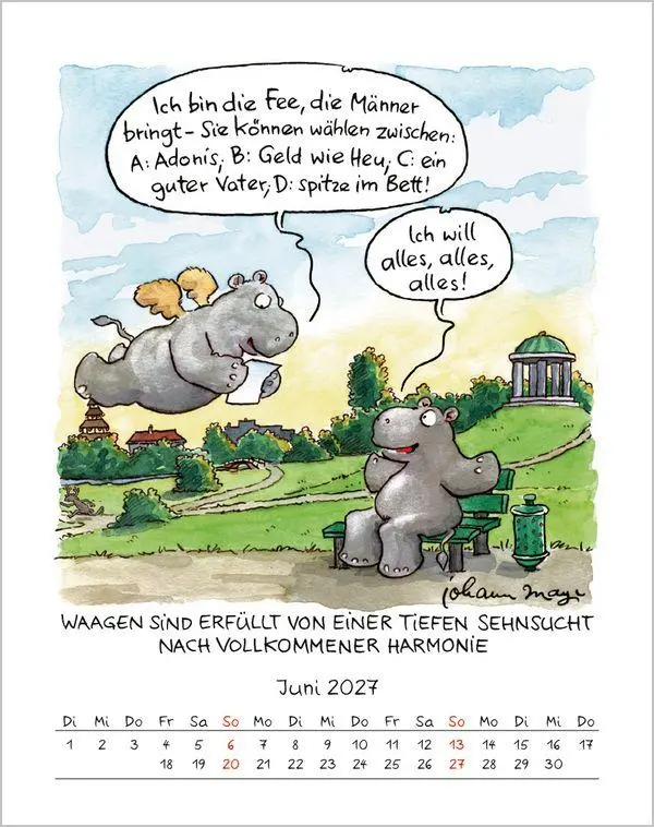 Bild: 9783819300974 | Waage 2027 | Verlag Korsch | Kalender | Spiralbindung | 13 S. | 2027