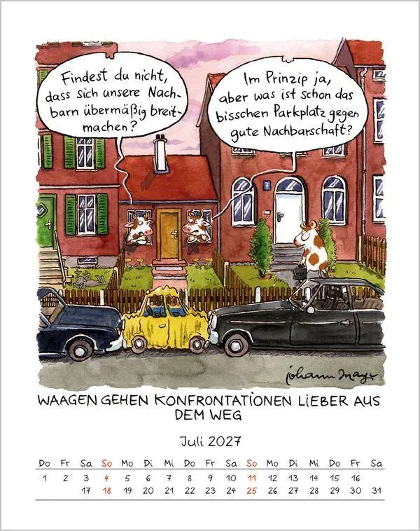 Bild: 9783819300974 | Waage 2027 | Verlag Korsch | Kalender | Spiralbindung | 13 S. | 2027