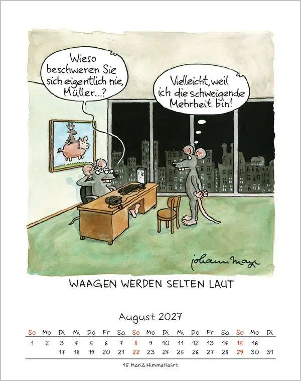 Bild: 9783819300974 | Waage 2027 | Verlag Korsch | Kalender | Spiralbindung | 13 S. | 2027