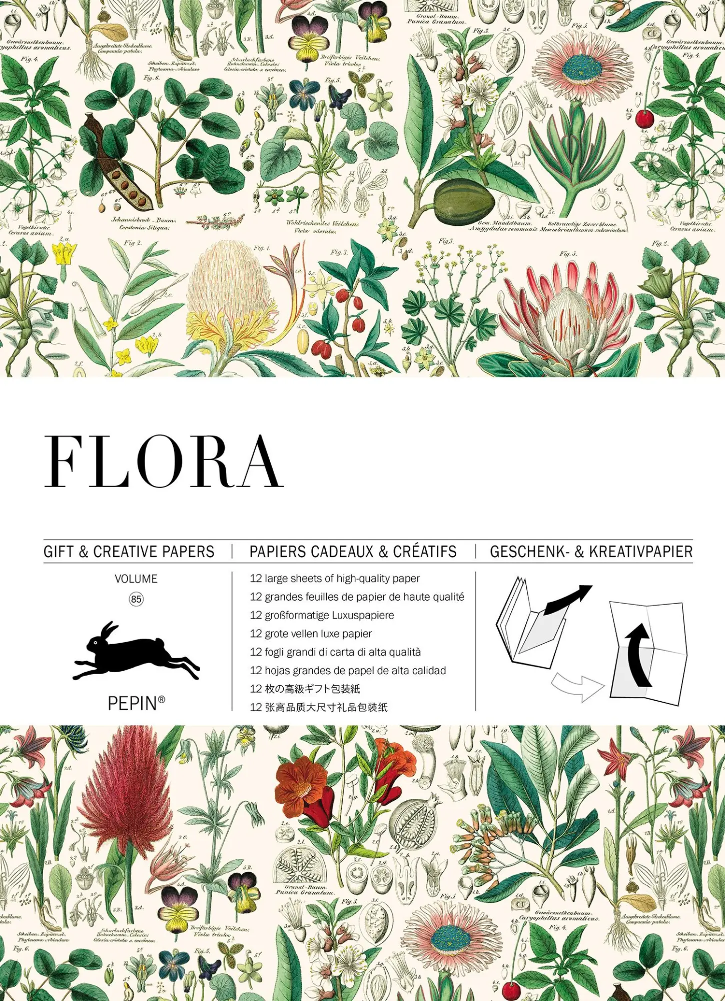 Cover: 9789460090974 | Flora | Gift &amp; Creative Paper Book Vol. 85 | Pepin Van Roojen | Buch