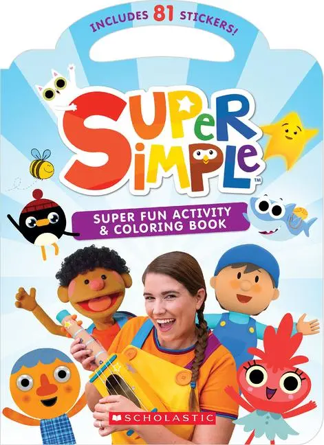 Cover: 9781338871074 | Super Fun Activity and Coloring Book (Super Simple Activity Books)