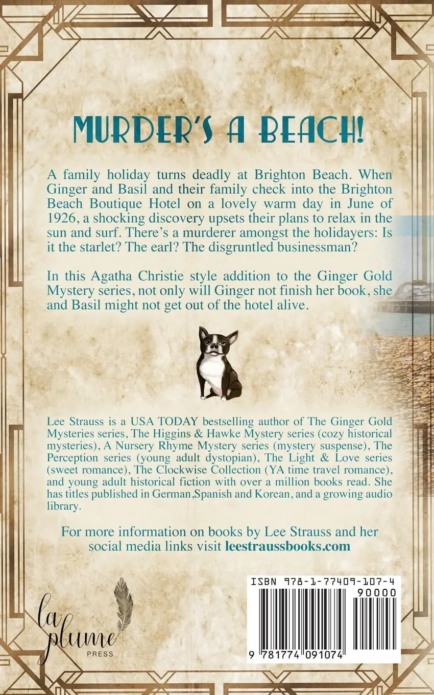 Rückseite: 9781774091074 | Murder at Brighton Beach | a cozy historical 1920s mystery | Strauss