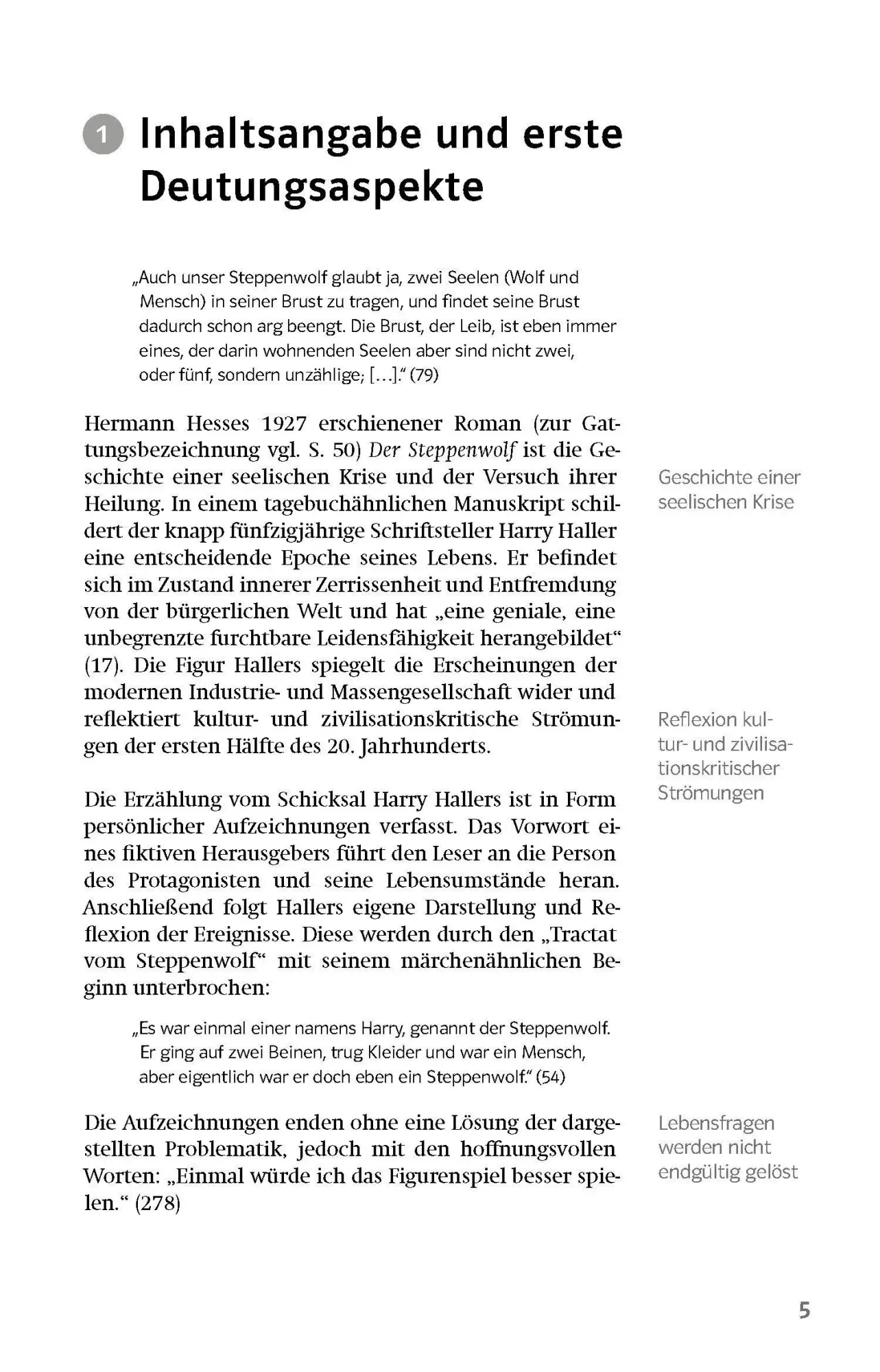 Bild: 9783129231074 | Klett Lektürehilfen Hermann Hesse "Der Steppenwolf" | Fellenberg