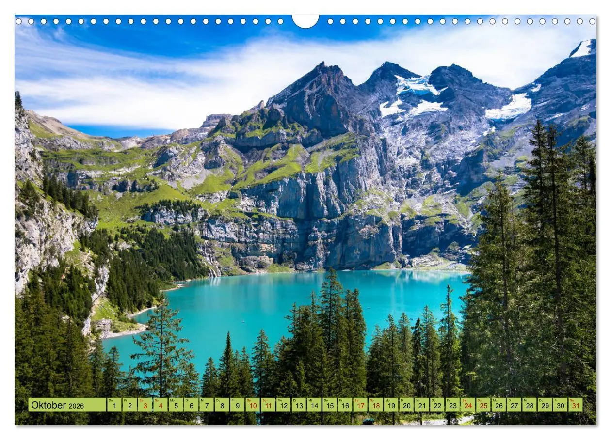 Bild: 9783457851074 | Alpentraum Kandersteg (Wandkalender 2026 DIN A3 quer), CALVENDO...
