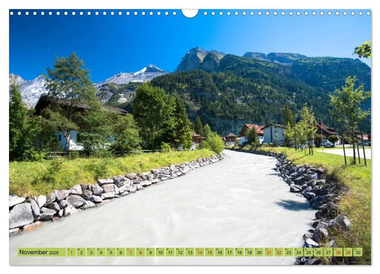 Bild: 9783457851074 | Alpentraum Kandersteg (Wandkalender 2026 DIN A3 quer), CALVENDO...
