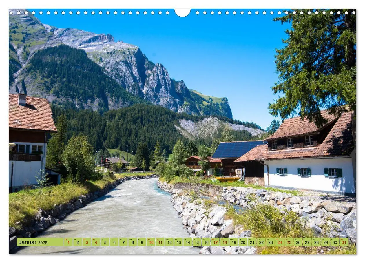 Bild: 9783457851074 | Alpentraum Kandersteg (Wandkalender 2026 DIN A3 quer), CALVENDO...
