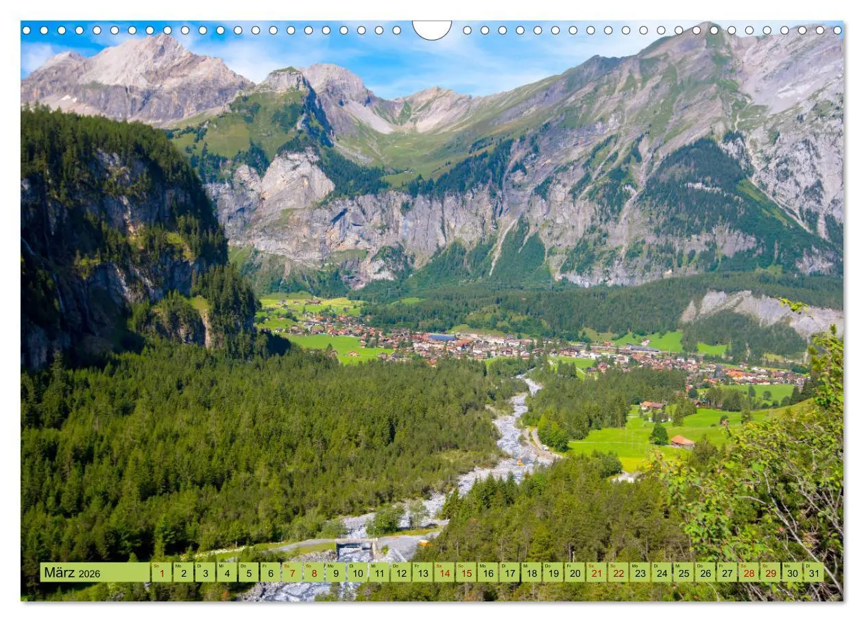 Bild: 9783457851074 | Alpentraum Kandersteg (Wandkalender 2026 DIN A3 quer), CALVENDO...