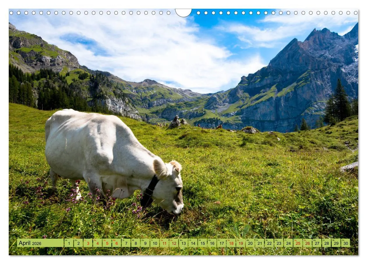 Bild: 9783457851074 | Alpentraum Kandersteg (Wandkalender 2026 DIN A3 quer), CALVENDO...