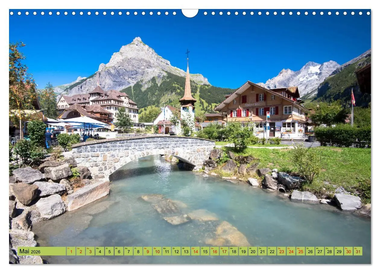 Bild: 9783457851074 | Alpentraum Kandersteg (Wandkalender 2026 DIN A3 quer), CALVENDO...