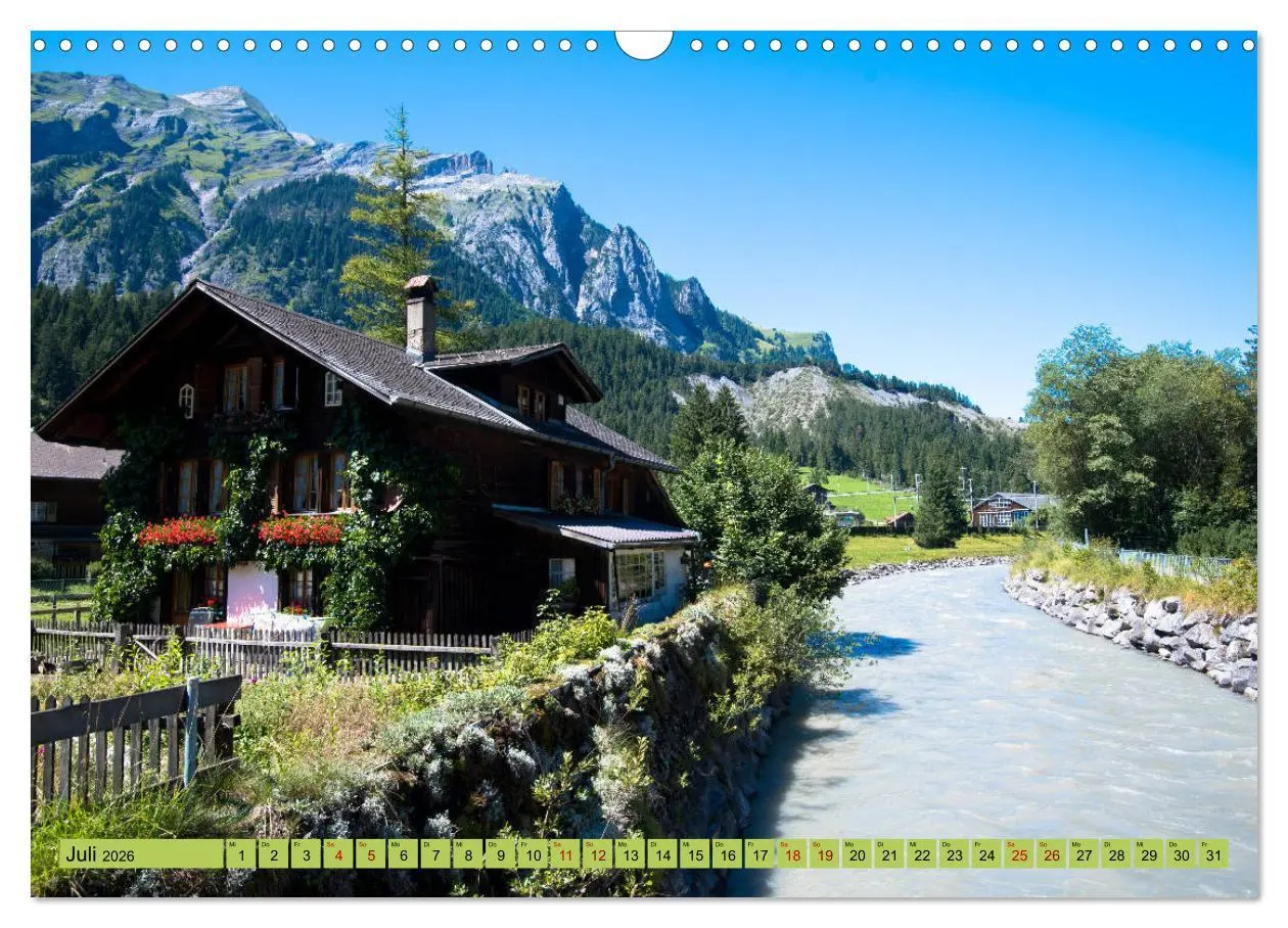 Bild: 9783457851074 | Alpentraum Kandersteg (Wandkalender 2026 DIN A3 quer), CALVENDO...