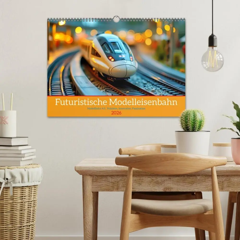 Bild: 9783516701074 | Futuristische Modelleisenbahn (Wandkalender 2026 DIN A3 quer),...