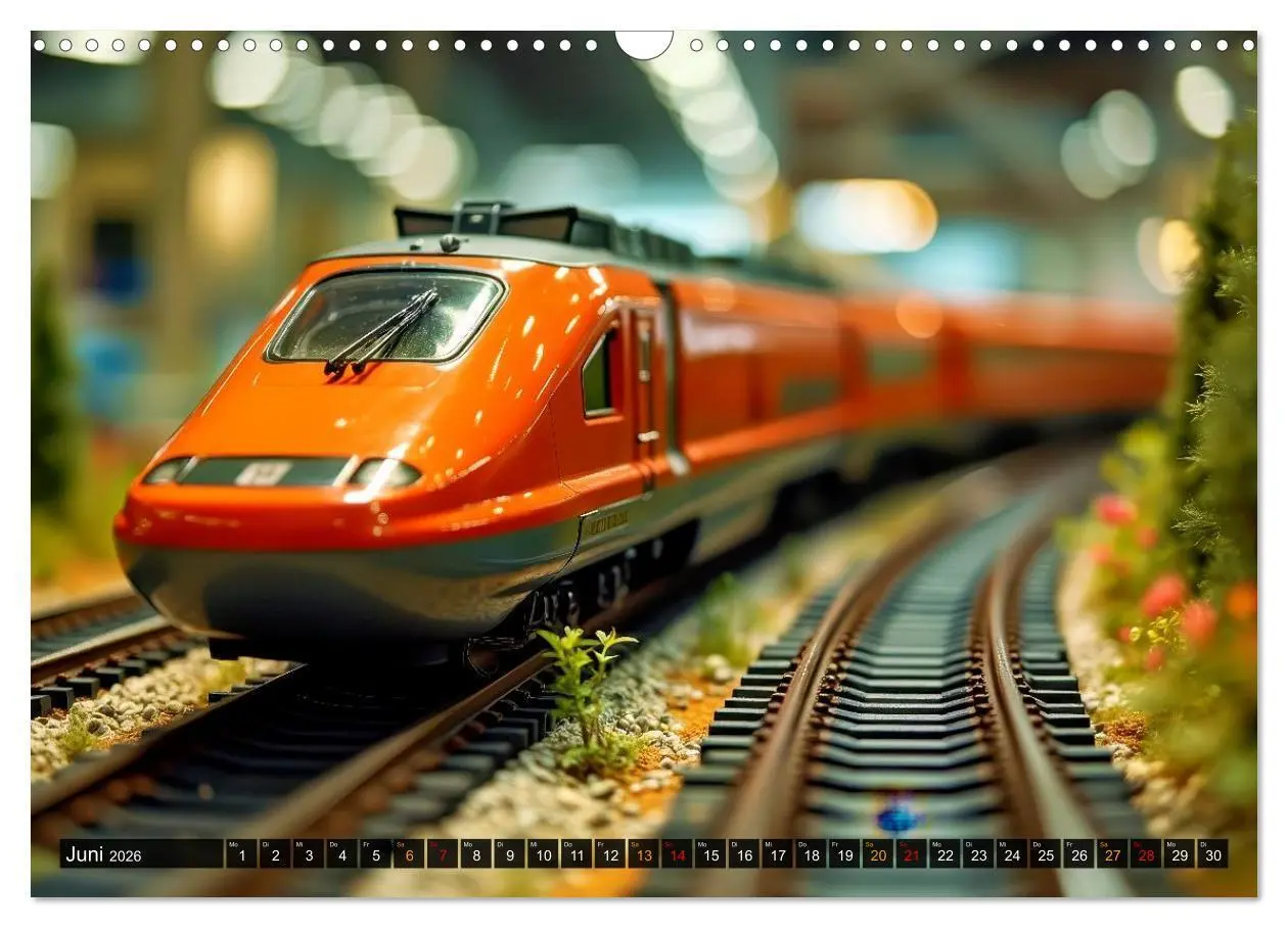 Bild: 9783516701074 | Futuristische Modelleisenbahn (Wandkalender 2026 DIN A3 quer),...